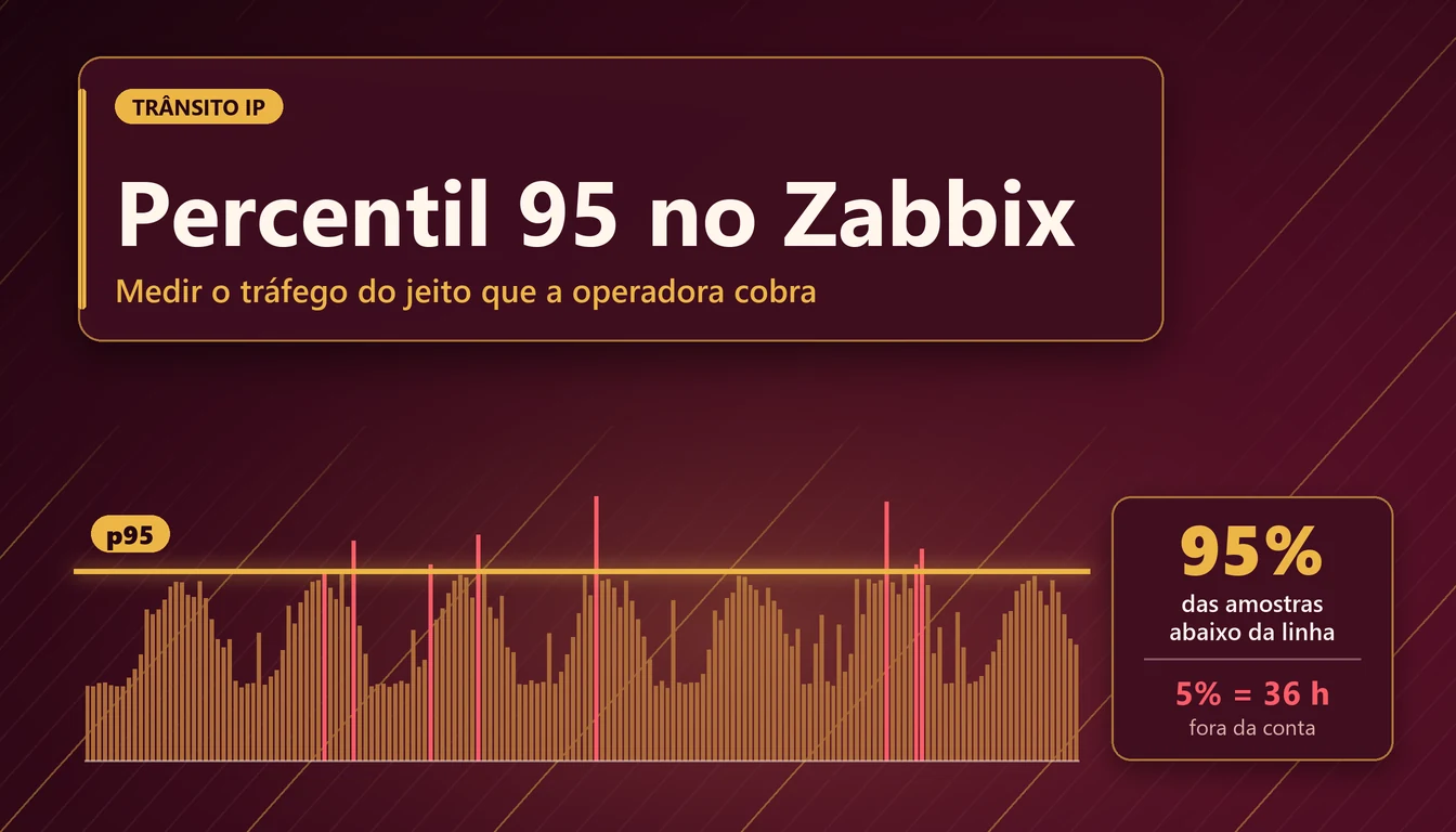 Blog 6 Histograma de tráfego com a linha dourada do percentil 95 cortando os picos