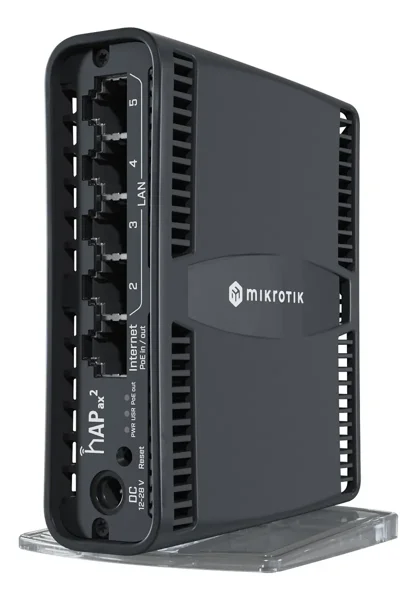 Roteador MikroTik hAP ax² (C52iG-5HaxD2HaxD)